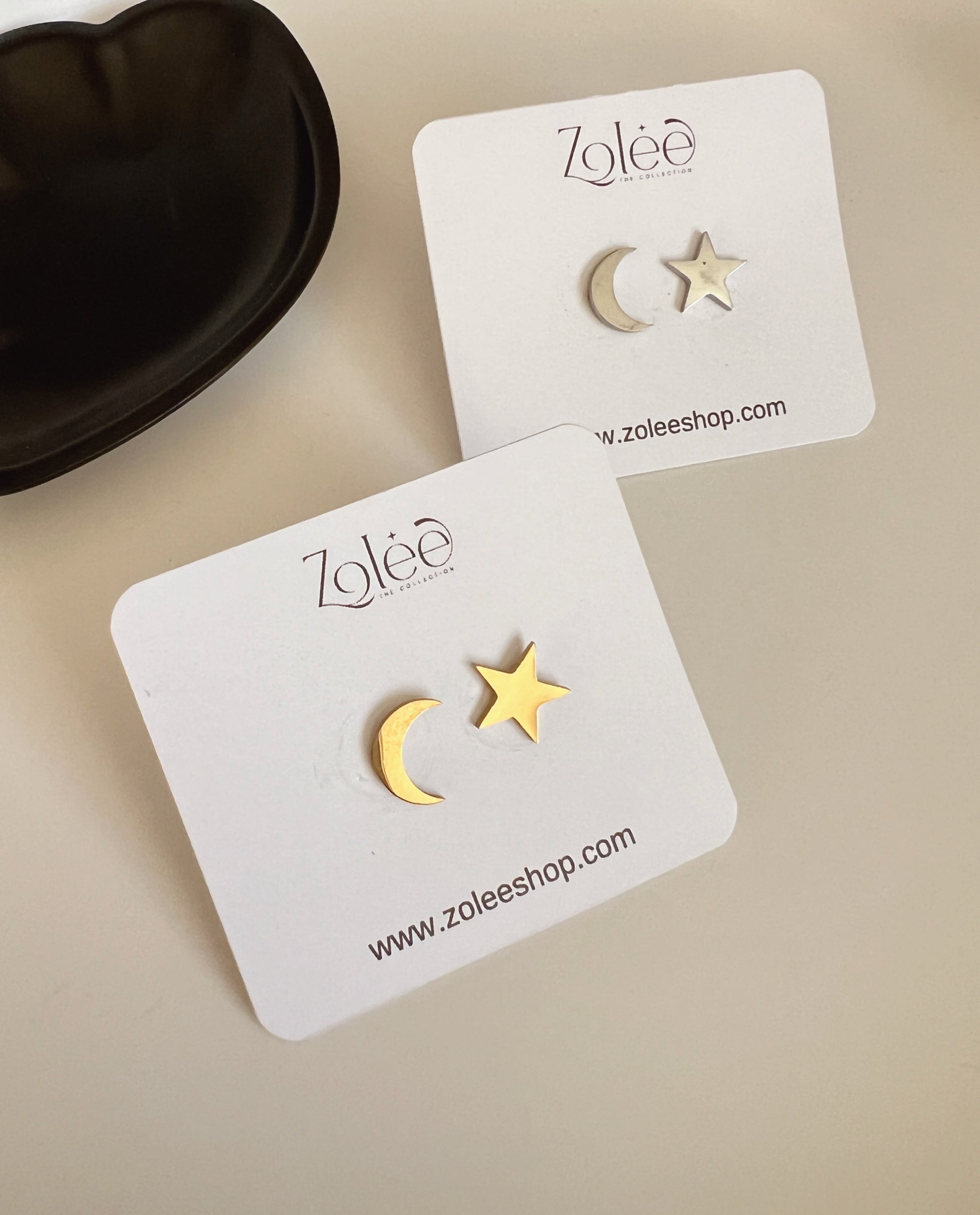 Moon & Star studs