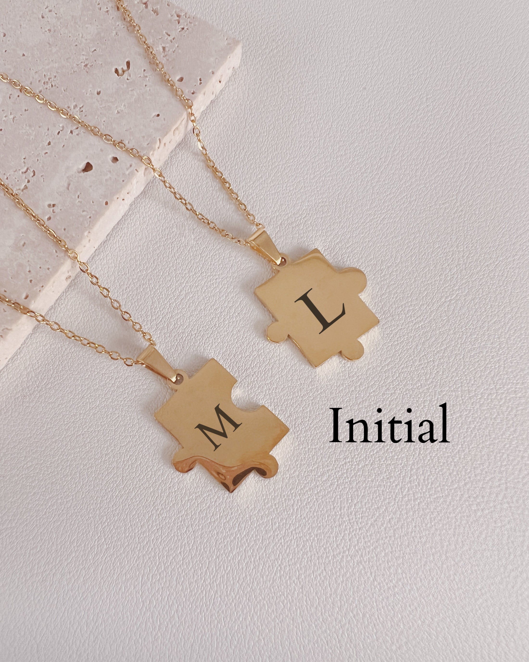 Puzzle necklace set