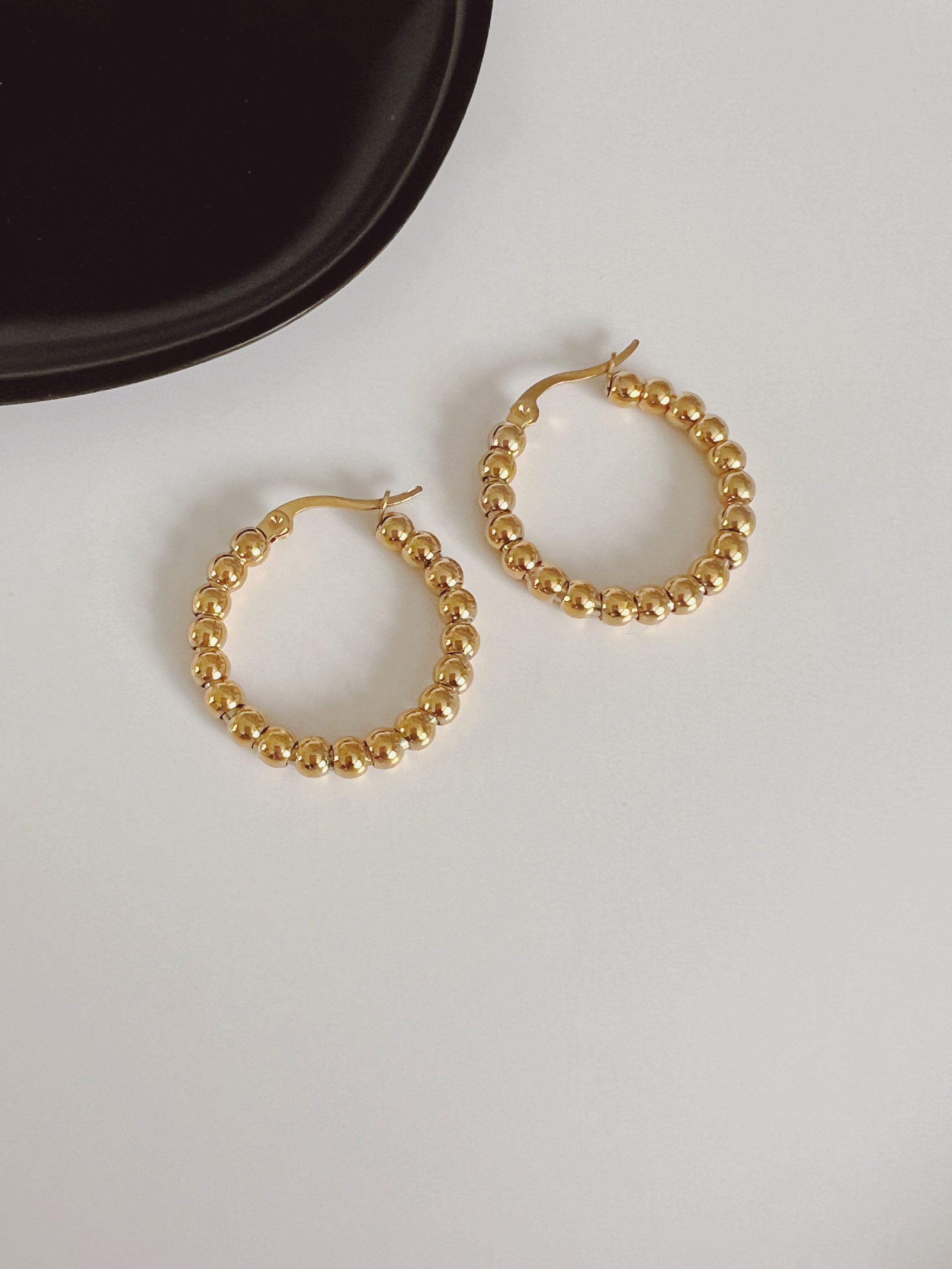 Beaded hoops