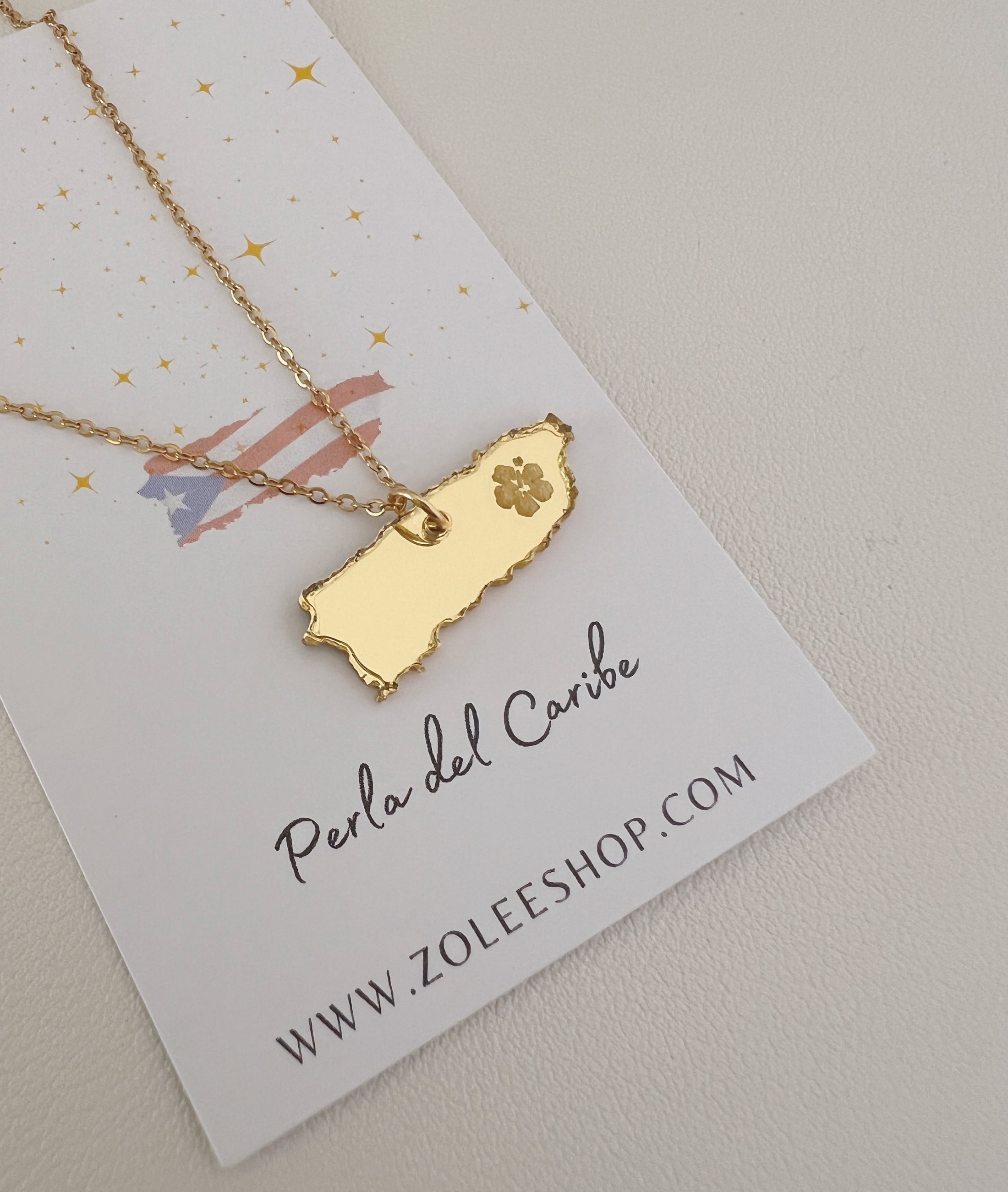 Puerto Rico Gold necklace