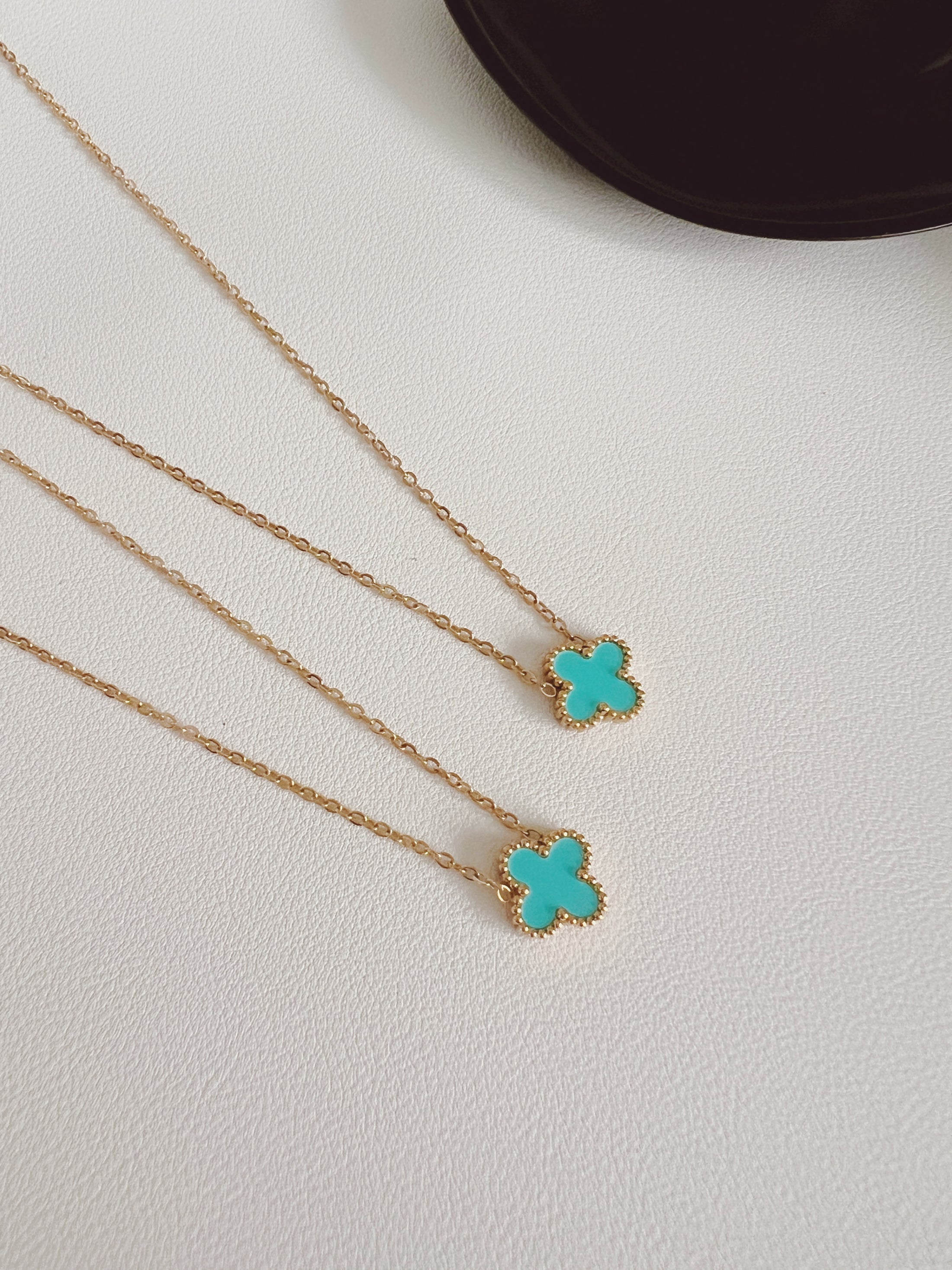 Turquesa Clover  necklace