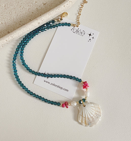 Playa azul necklace
