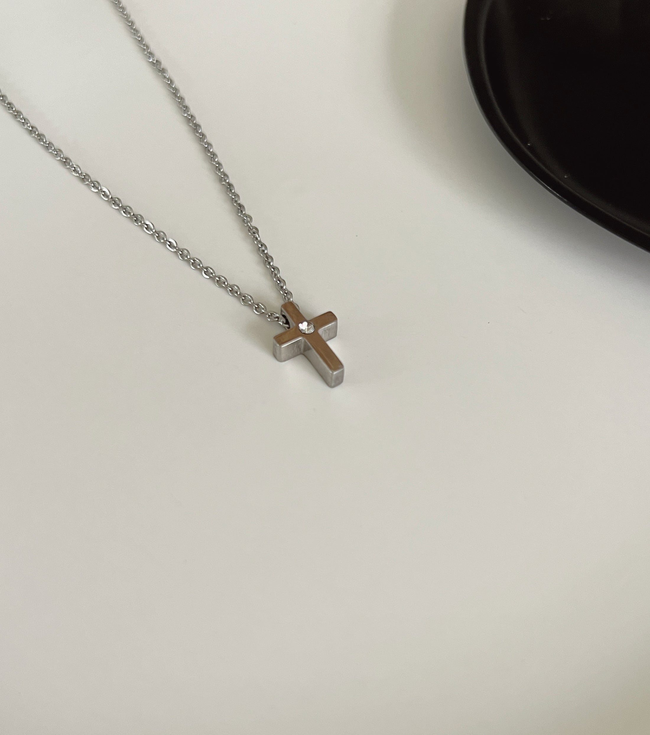 Silver Cross necklace