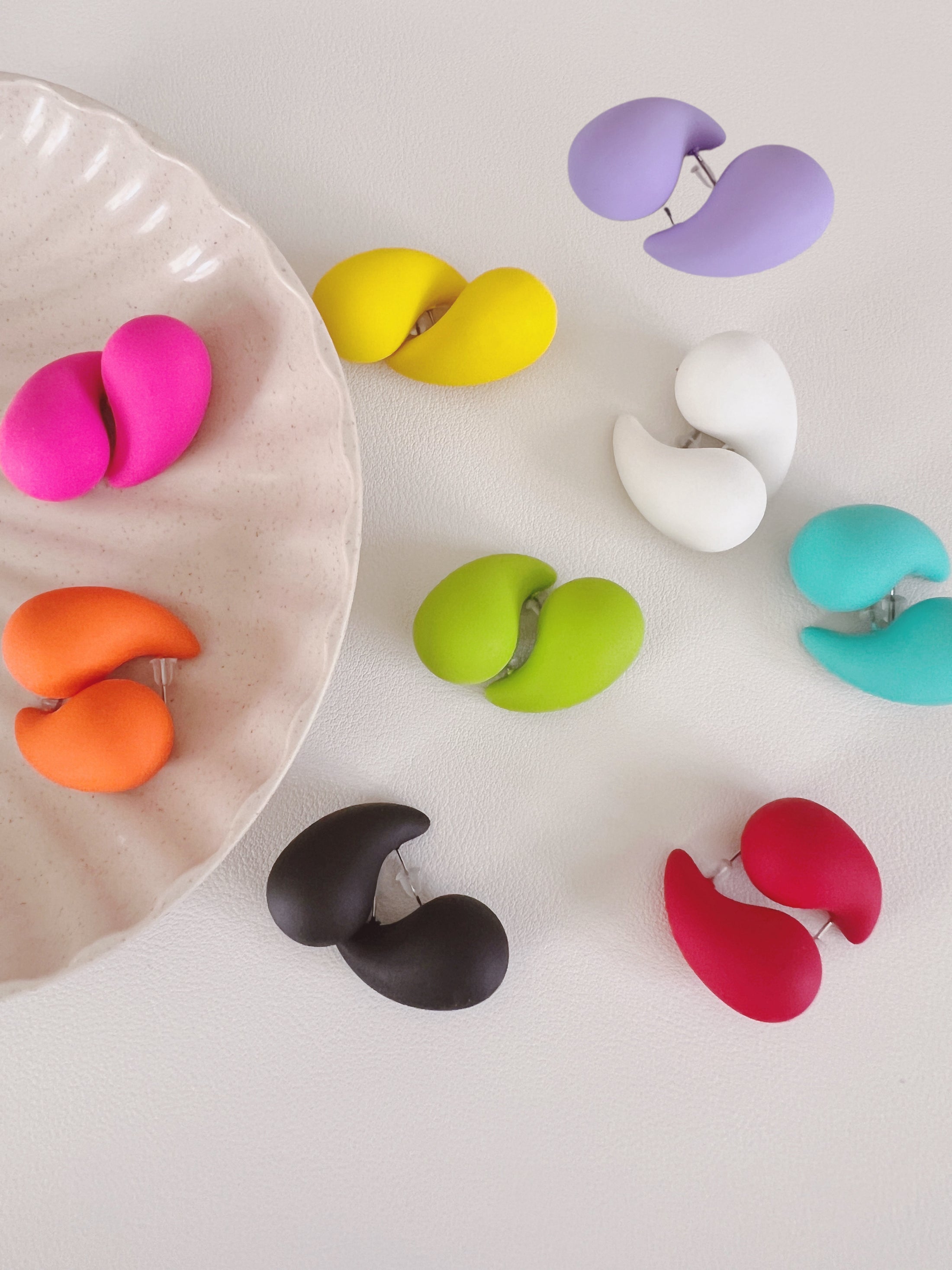 Variety color drop earring