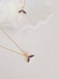 Load image into Gallery viewer, Blue tail necklace
