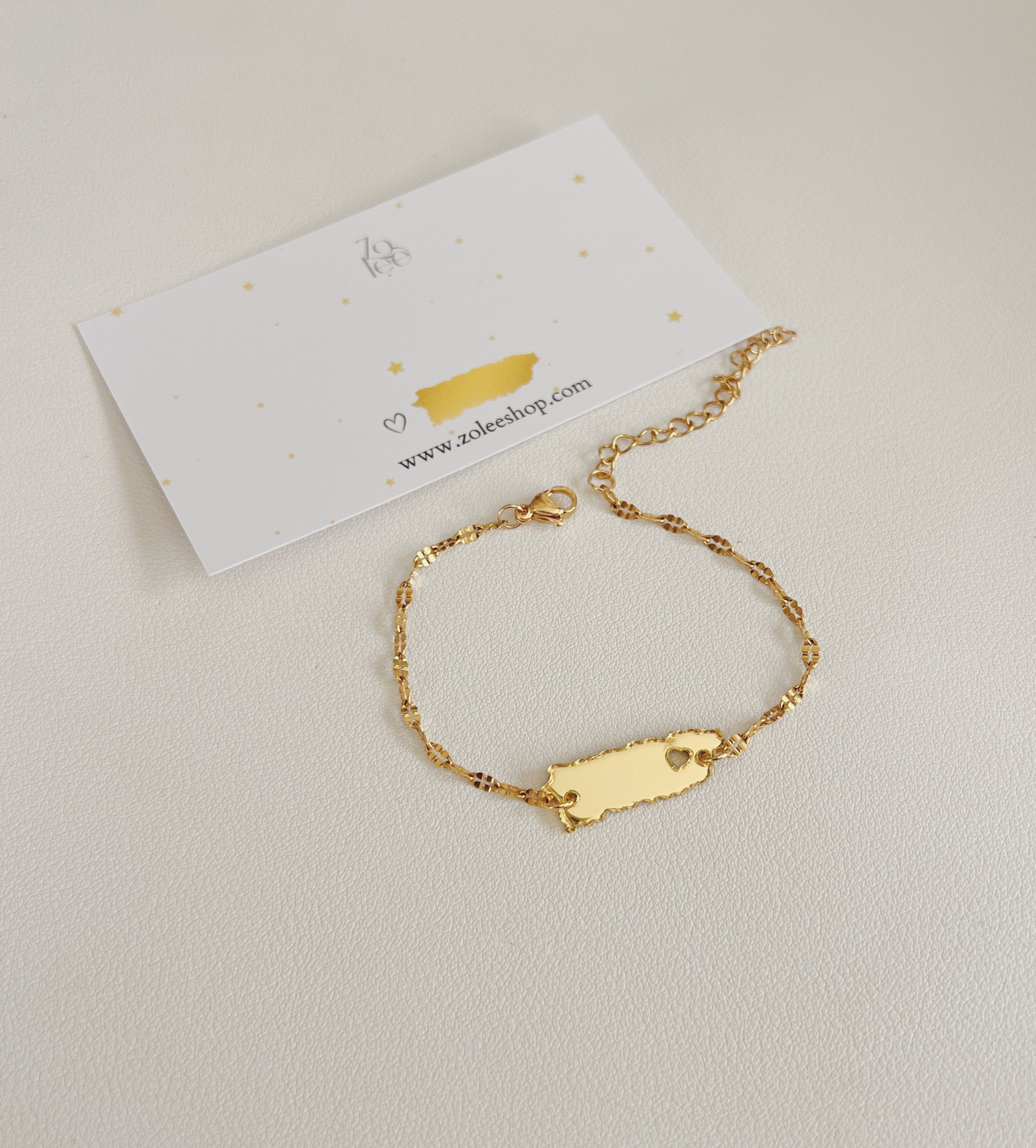 Gold Love PR Bracelet