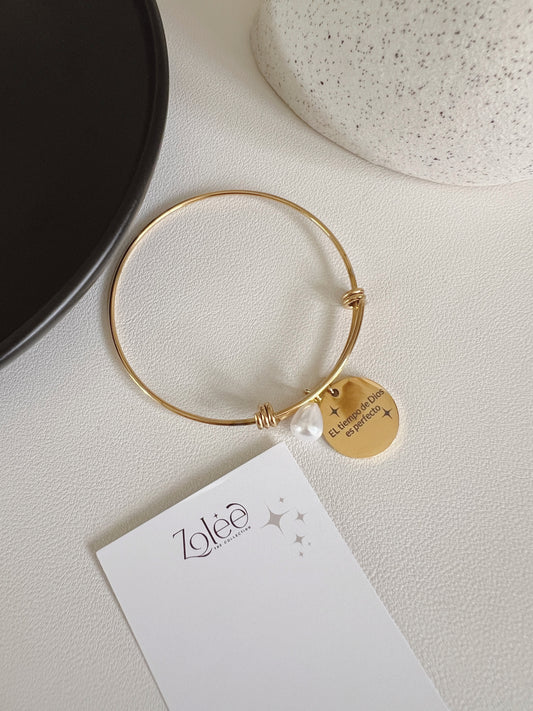 El tiempo de Dios es perfecto bangle