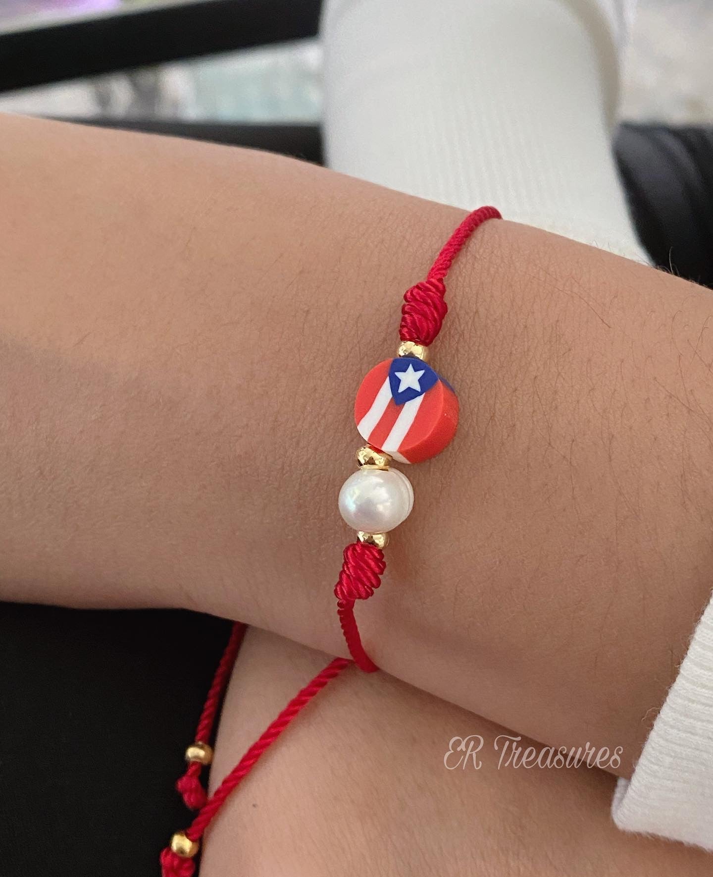 Puerto Rico Flag Bracelet